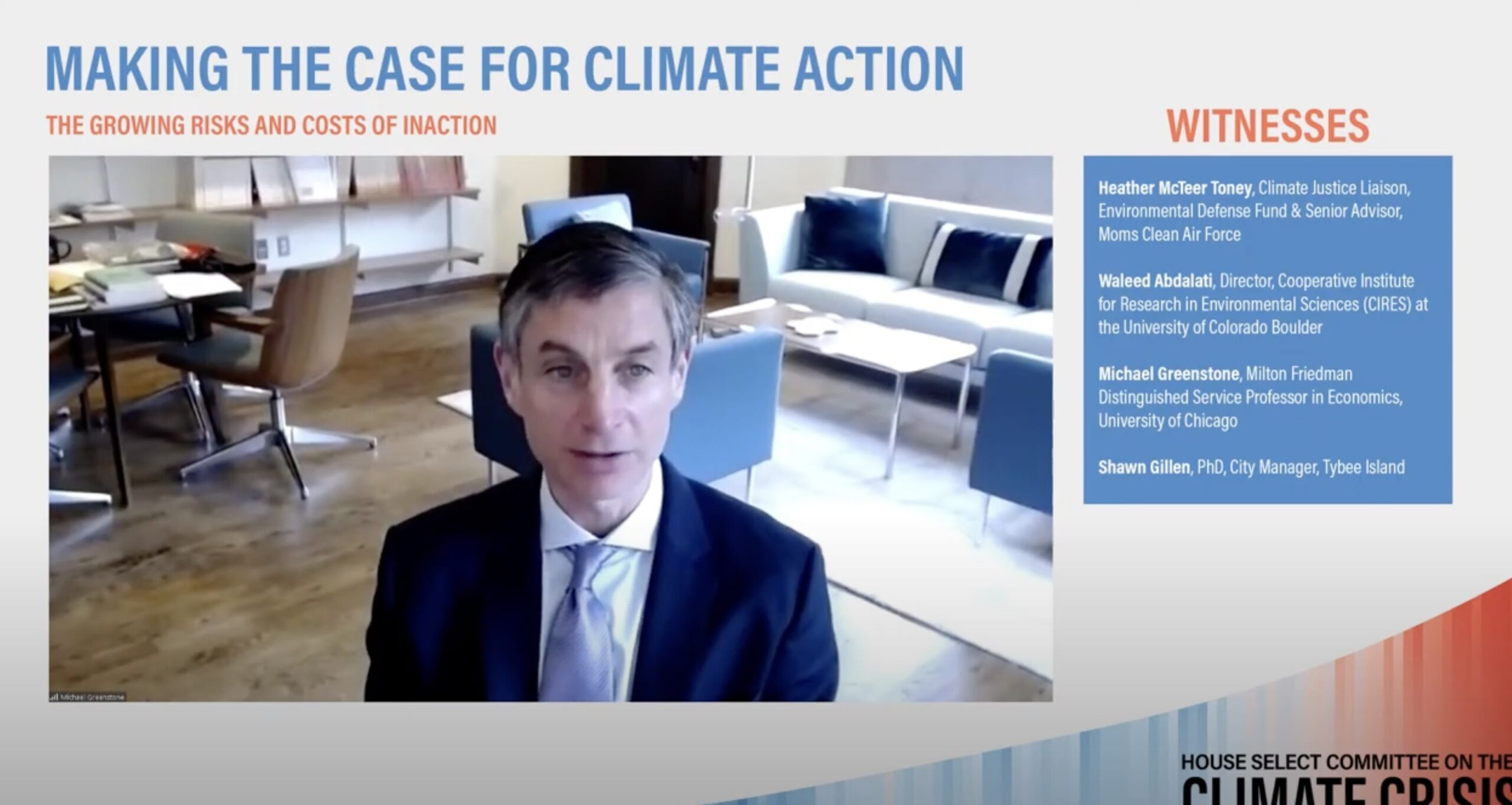 Making the Case for Climate Action: The Growing Risks and Costs of